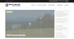 Desktop Screenshot of marionlakeclub.com